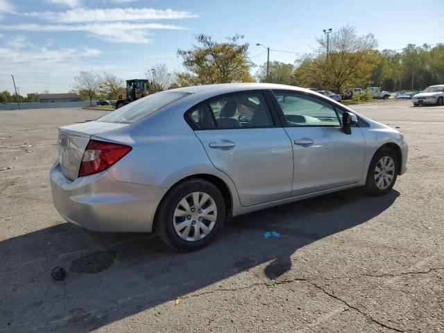 2HGFB2F53CH320675 - 2012 HONDA CIVIC LX SILVER photo 3