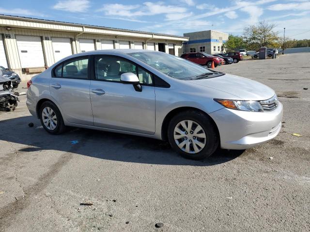 2HGFB2F53CH320675 - 2012 HONDA CIVIC LX SILVER photo 4
