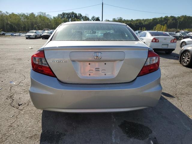 2HGFB2F53CH320675 - 2012 HONDA CIVIC LX SILVER photo 6