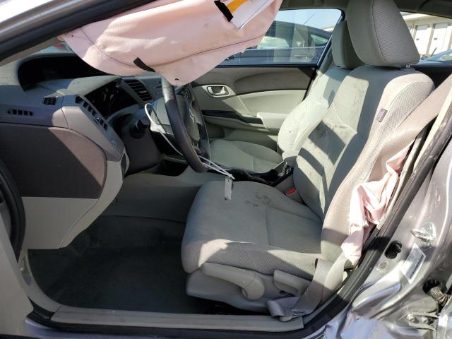 2HGFB2F53CH320675 - 2012 HONDA CIVIC LX SILVER photo 7