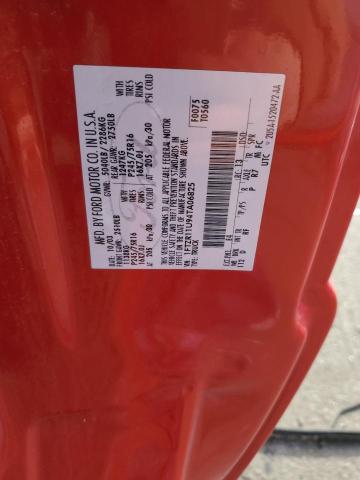 1FTZR11U94TA06825 - 2004 FORD RANGER RED photo 12