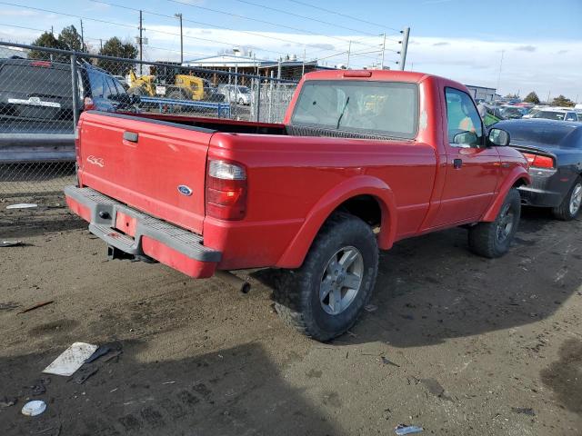 1FTZR11U94TA06825 - 2004 FORD RANGER RED photo 3