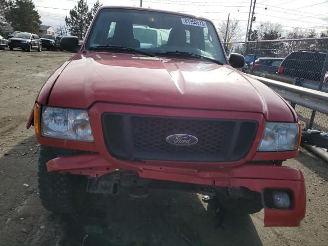 1FTZR11U94TA06825 - 2004 FORD RANGER RED photo 5