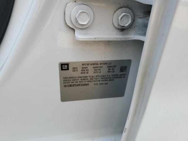 1G1ZB5ST5HF229684 - 2017 CHEVROLET MALIBU LS Blanc photo 12