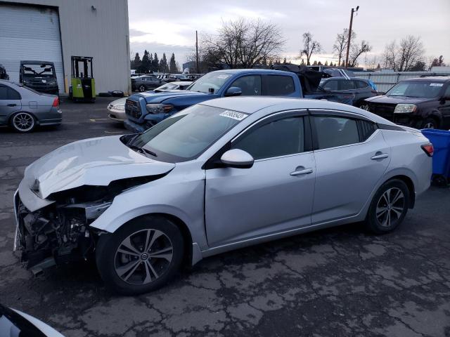 3N1AB8CV4LY220601 - 2020 NISSAN SENTRA SV SILVER photo 1