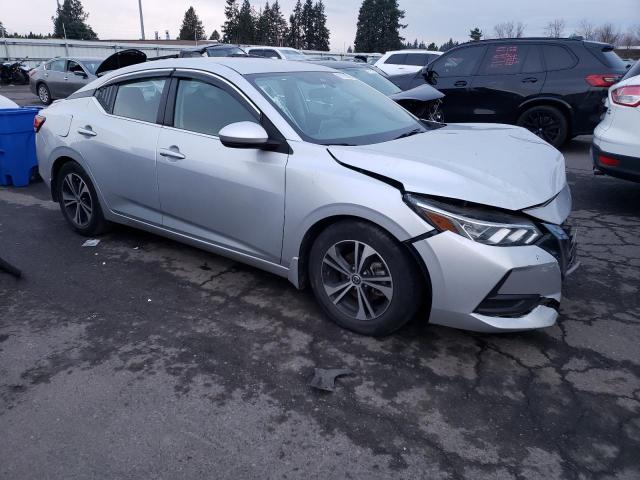 3N1AB8CV4LY220601 - 2020 NISSAN SENTRA SV SILVER photo 4