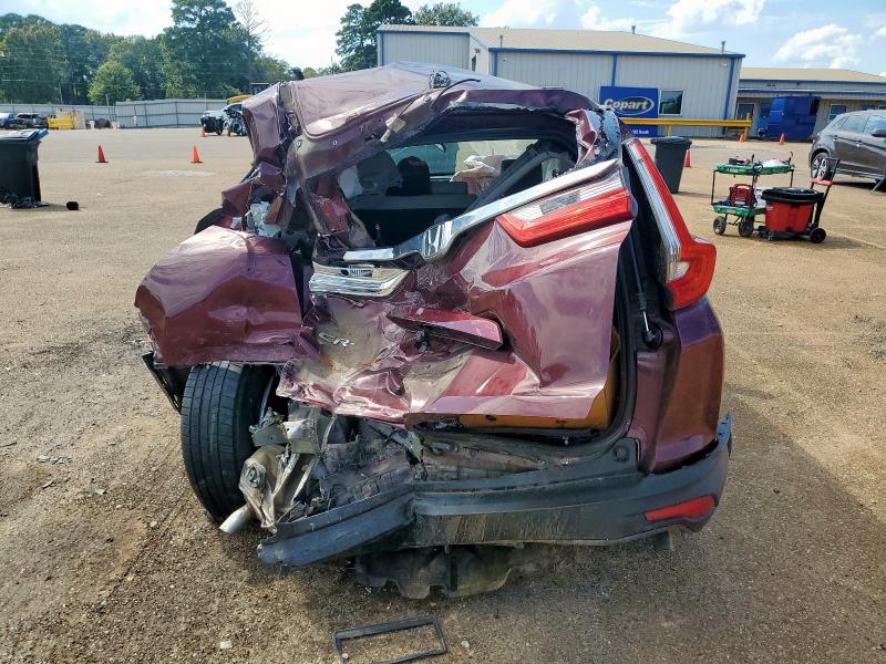 7FARW1H5XHE034444 - 2017 HONDA CR-V EX BURGUNDY photo 6
