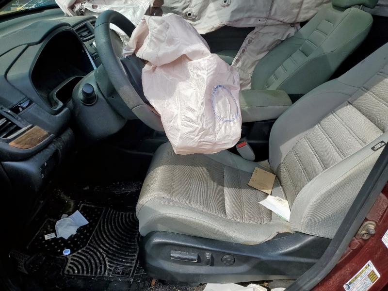 7FARW1H5XHE034444 - 2017 HONDA CR-V EX BURGUNDY photo 7