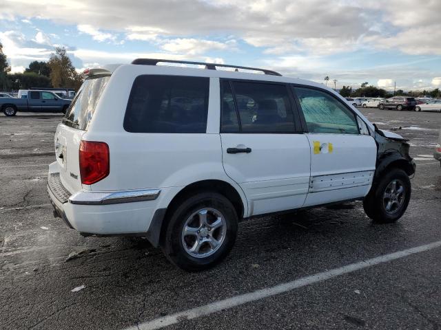 2HKYF18554H539701 - 2004 HONDA PILOT EXL WHITE photo 3