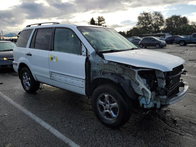 2HKYF18554H539701 - 2004 HONDA PILOT EXL WHITE photo 4