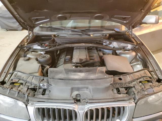 WBXPA73406WC53513 - 2006 BMW X3 2.5I GRAY photo 12