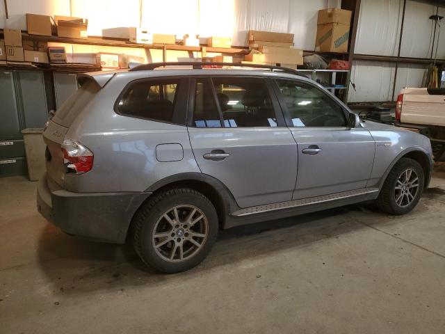 WBXPA73406WC53513 - 2006 BMW X3 2.5I GRAY photo 3