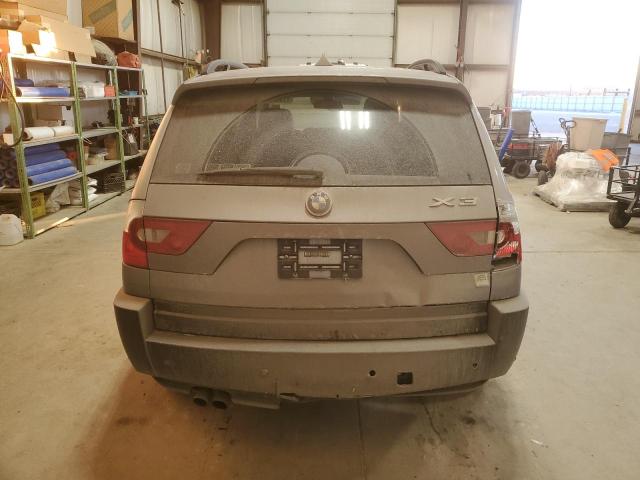 WBXPA73406WC53513 - 2006 BMW X3 2.5I GRAY photo 6