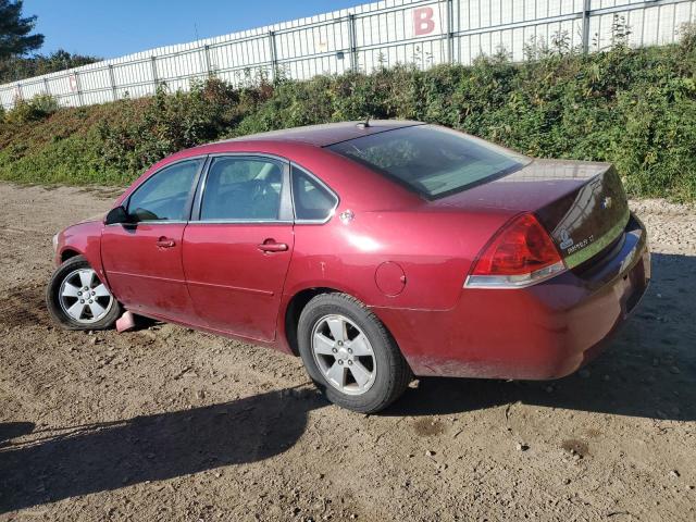 2G1WT58K079321937 - 2007 CHEVROLET IMPALA LT RED photo 2