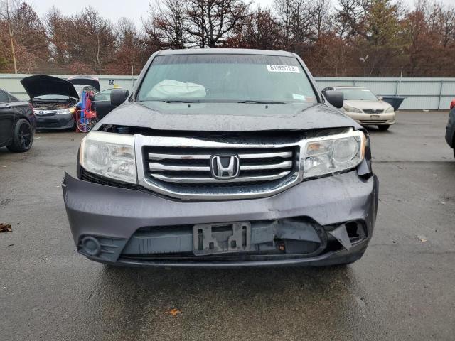 5FNYF4H22FB016676 - 2015 HONDA PILOT LX GRAY photo 5