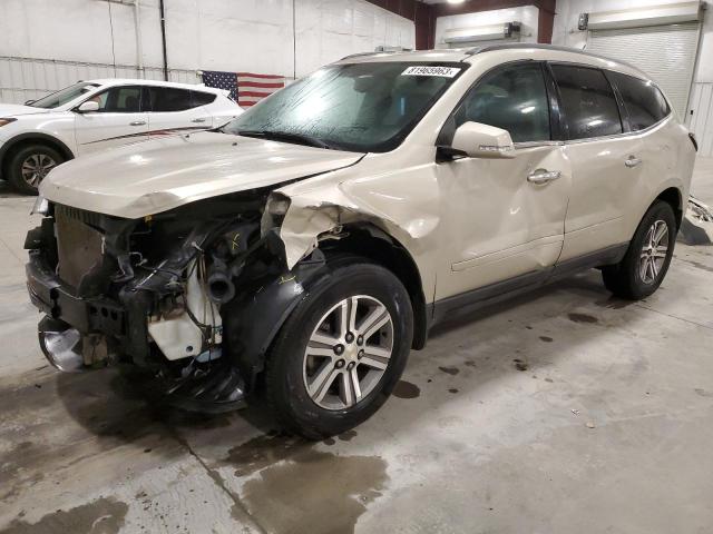 1GNKVHKD6FJ182497 - 2015 CHEVROLET TRAVERSE LT GOLD photo 1