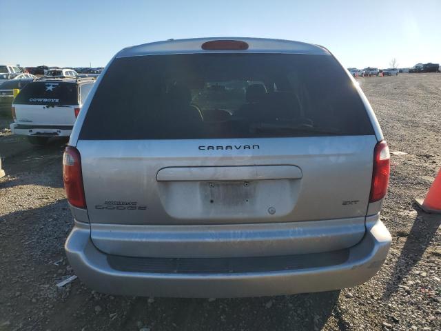 1D4GP45R67B158370 - 2007 DODGE CARAVAN SXT SILVER photo 6