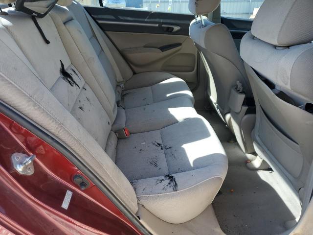 19XFA168X9E010596 - 2009 HONDA CIVIC EX MAROON photo 10