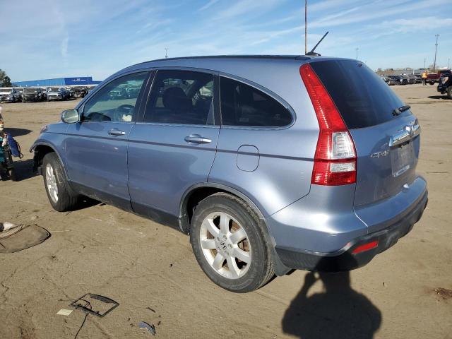 JHLRE38767C009082 - 2007 HONDA CR-V EXL BLUE photo 2