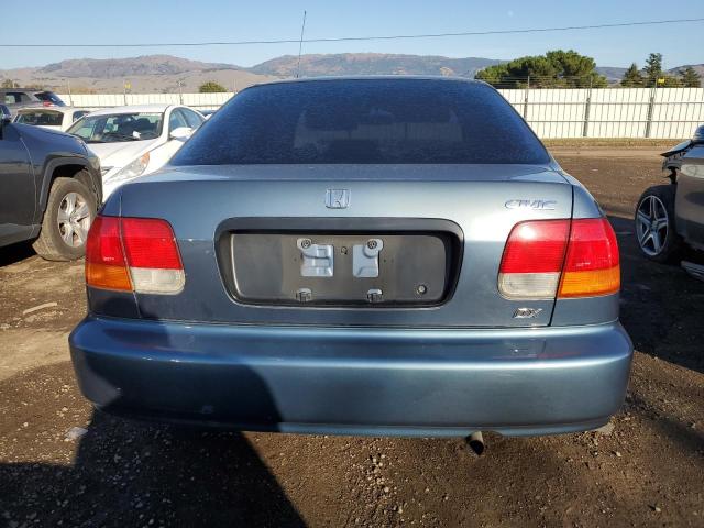 1HGEJ6524TL041235 - 1996 HONDA CIVIC DX BLUE photo 6