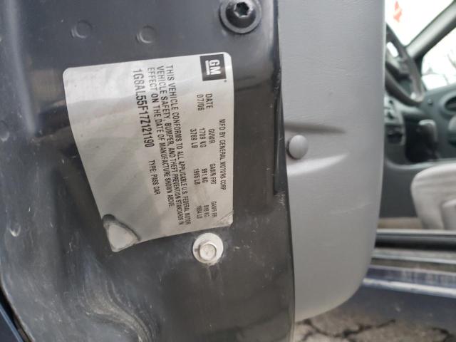 1G8AL55F17Z121190 - 2007 SATURN ION LEVEL 3 BLACK photo 12