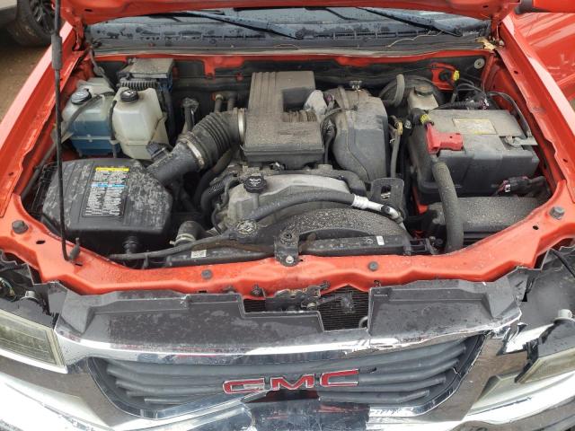 1GTDT13E498137267 - 2009 GMC CANYON ORANGE photo 11