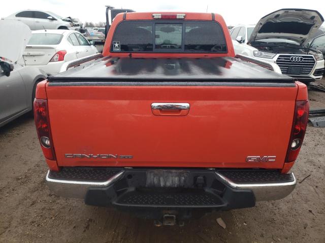 1GTDT13E498137267 - 2009 GMC CANYON ORANGE photo 6