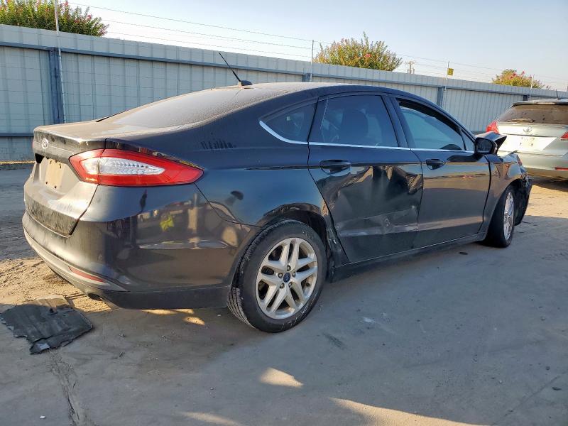 1FA6P0H75G5133881 - 2016 FORD FUSION SE BLACK photo 3