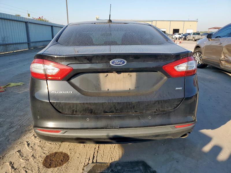 1FA6P0H75G5133881 - 2016 FORD FUSION SE BLACK photo 6