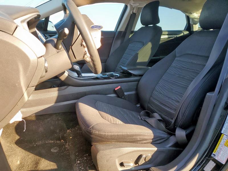 1FA6P0H75G5133881 - 2016 FORD FUSION SE BLACK photo 7