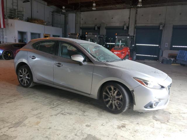 JM1BM1M38E1165688 - 2014 MAZDA 3 GRAND TOURING Gris photo 4