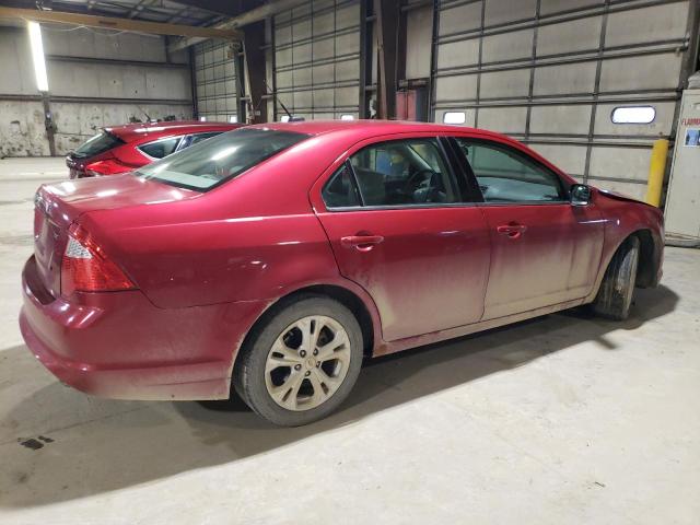 3FAHP0HAXCR373570 - 2012 FORD FUSION SE RED photo 3