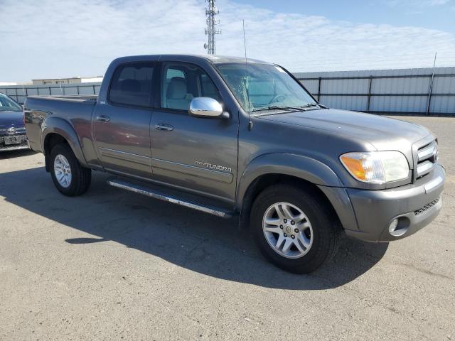 5TBET34116S500829 - 2006 TOYOTA TUNDRA DOUBLE CAB SR5 GRAY photo 4