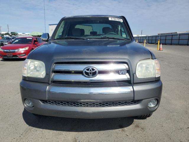 5TBET34116S500829 - 2006 TOYOTA TUNDRA DOUBLE CAB SR5 GRAY photo 5