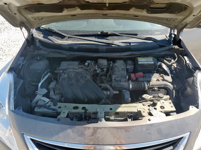 3N1CN7AP9DL847968 - 2013 NISSAN VERSA S GRAY photo 11