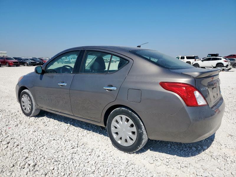 3N1CN7AP9DL847968 - 2013 NISSAN VERSA S GRAY photo 2