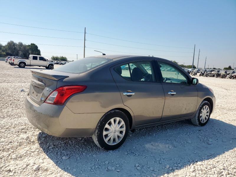 3N1CN7AP9DL847968 - 2013 NISSAN VERSA S GRAY photo 3