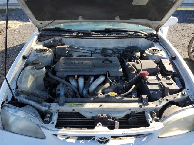 2T1BR12E0YC338786 - 2000 TOYOTA COROLLA VE WHITE photo 11