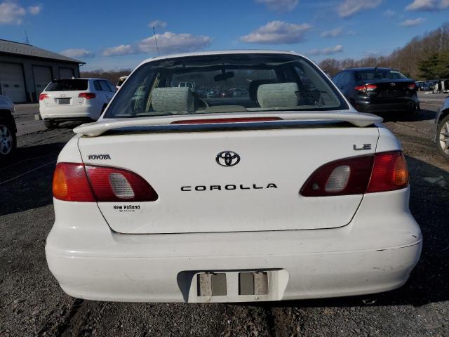 2T1BR12E0YC338786 - 2000 TOYOTA COROLLA VE WHITE photo 6