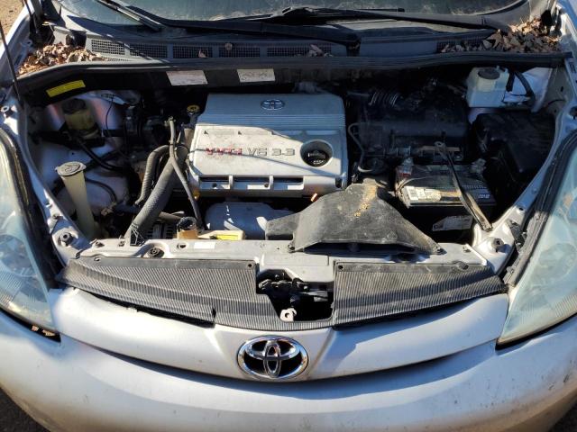 5TDZA23CX6S527071 - 2006 TOYOTA SIENNA CE SILVER photo 12