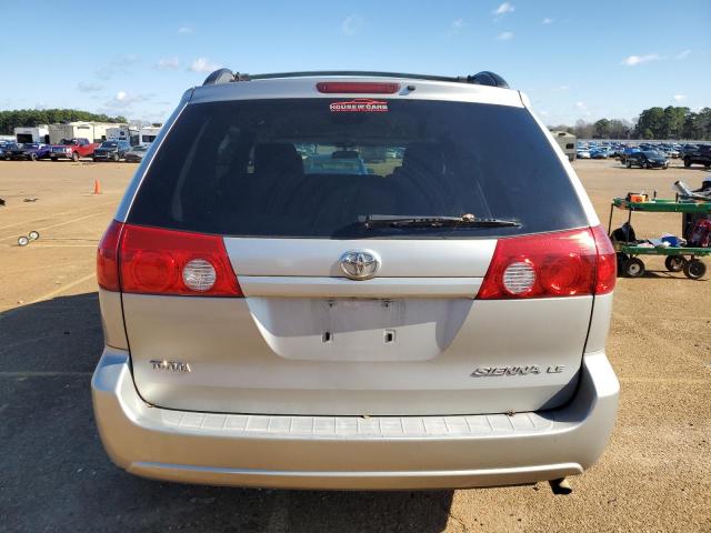 5TDZA23CX6S527071 - 2006 TOYOTA SIENNA CE SILVER photo 6