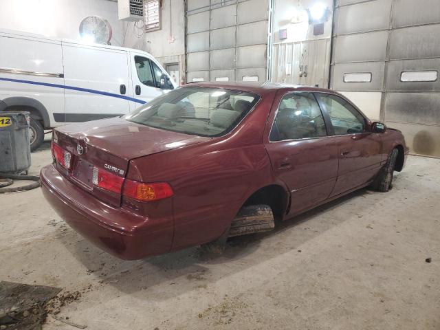 4T1BG22K61U039700 - 2001 TOYOTA CAMRY CE BURGUNDY photo 3