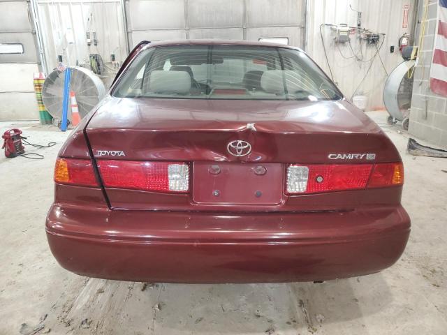 4T1BG22K61U039700 - 2001 TOYOTA CAMRY CE BURGUNDY photo 6