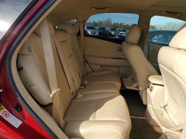 2T2BK1BA8AC016609 - 2010 LEXUS RX 350 RED photo 11