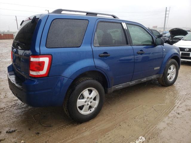 1FMCU03148KA12928 - 2008 FORD ESCAPE XLT BLUE photo 3