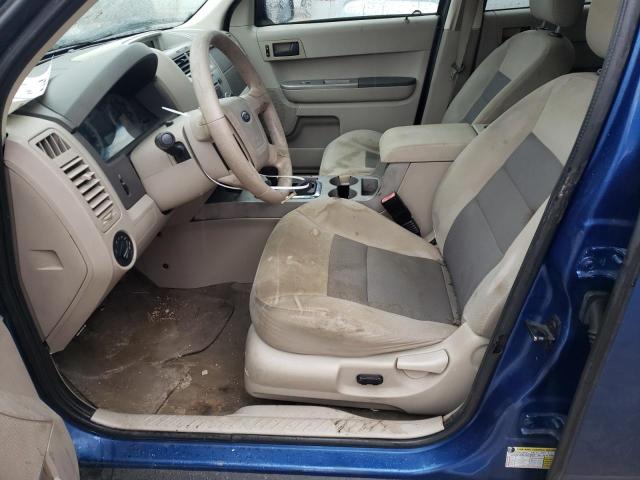 1FMCU03148KA12928 - 2008 FORD ESCAPE XLT BLUE photo 7