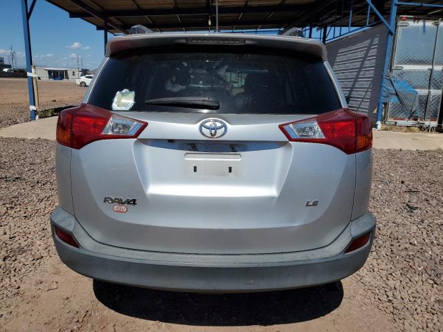 2T3ZFREVXEW109759 - 2014 TOYOTA RAV4 LE SILVER photo 6
