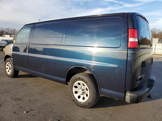 1GCSGAFXXC1203023 - 2012 CHEVROLET EXPRESS G1 BLUE photo 2