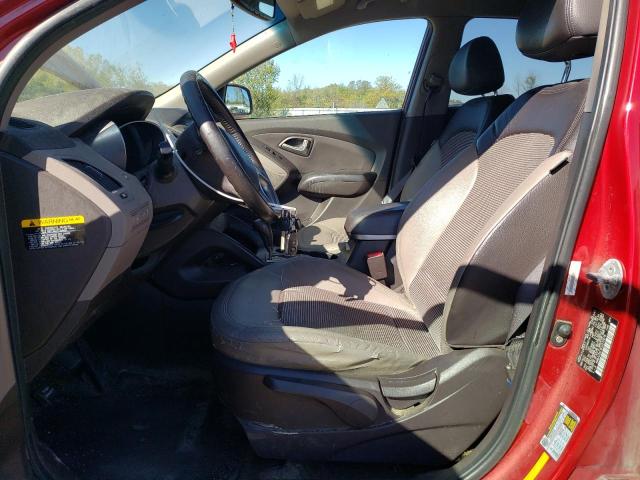 KM8JU3AC9CU370679 - 2012 HYUNDAI TUCSON GLS Czerwony zdjęcie 7