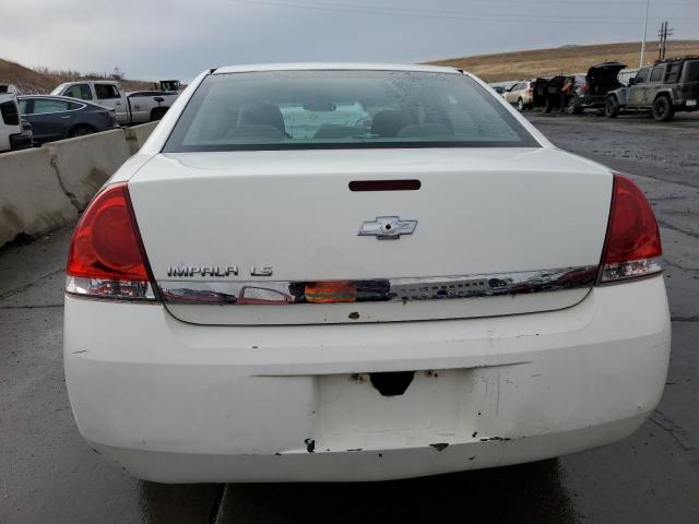 2G1WB58N689134202 - 2008 CHEVROLET IMPALA LS WHITE photo 6